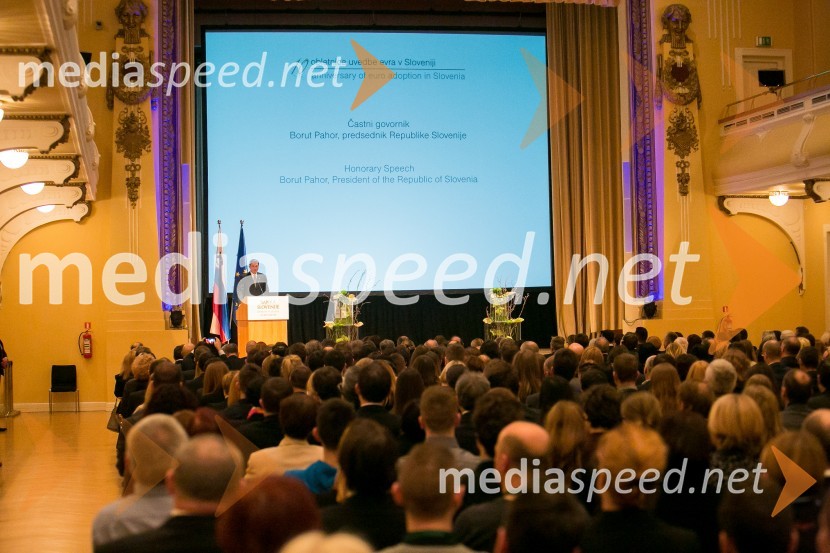 Borut Pahor, predsednik Republike Slovenije10. obletnica uvedbe evra
