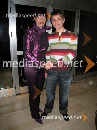 Manca Košir, publicistka in Marko Kovačevik, igralecPremiera filma Estrellita