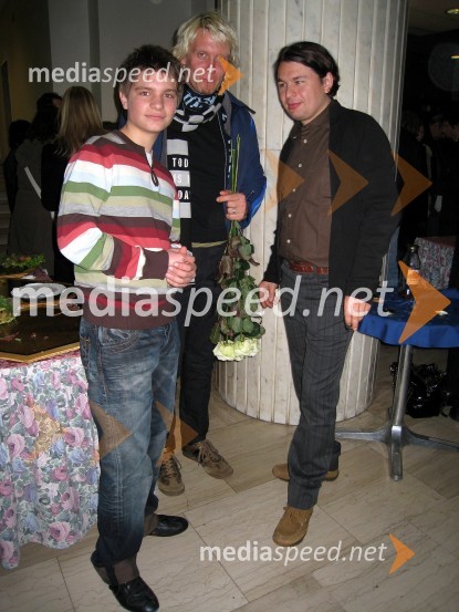 Marko Kovačevik, igralec, ... in Axel Schneppat, direktor fotografijePremiera filma Estrellita