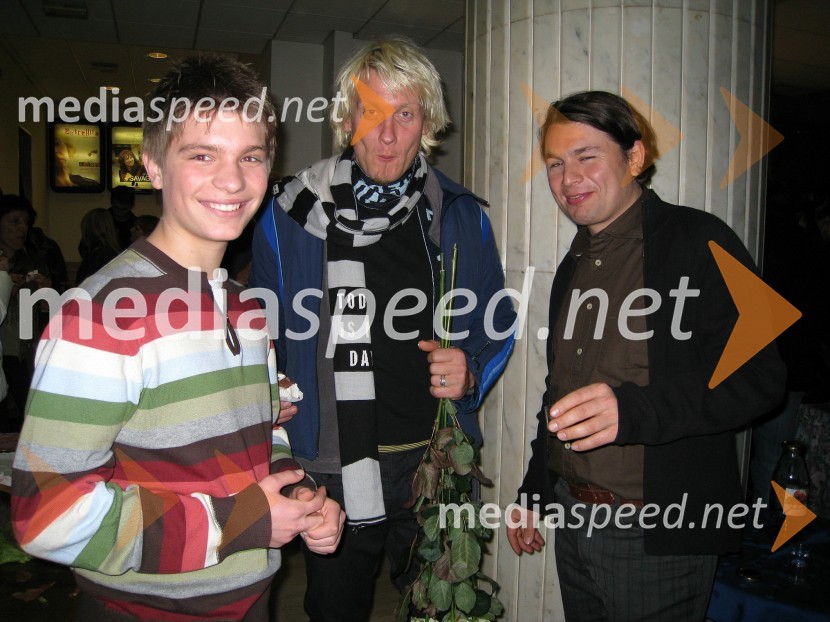 Marko Kovačevik, igralec, ... in Axel Schneppat, direktor fotografijePremiera filma Estrellita