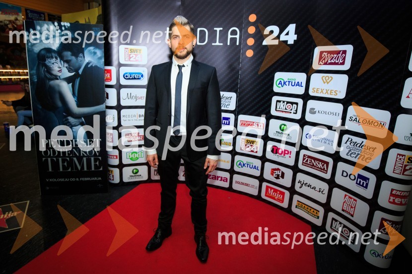  Klemen Bunderla, radijski voditelj, radio AktualPetdeset odtenkov teme, predpremiera filma