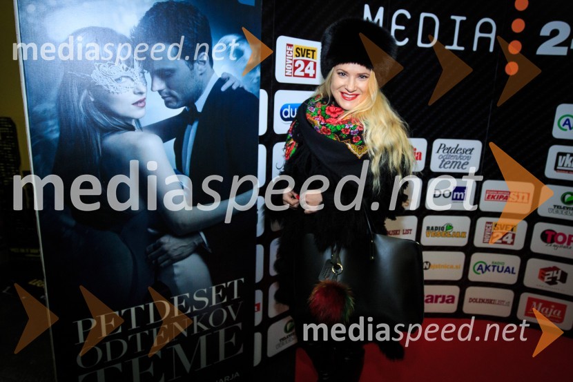  Danica Lovenjak, novinarkaPetdeset odtenkov teme, predpremiera filma