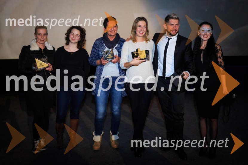  ... ;  ... ;  ... ;  ... ;  Klemen Bunderla, radijski voditelj, radio Aktual;  Anita Gošte, radijska voditeljica, Radio AktualPetdeset odtenkov teme, predpremiera filma