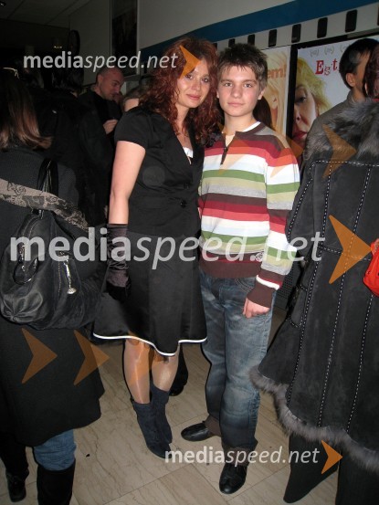 Mediha Musliovič, igralka in Marko Kovačevik, igralecPremiera filma Estrellita