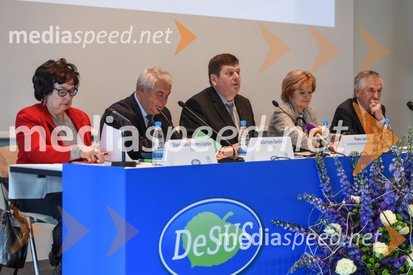  Stanislava Premru Lovšin, DeSUS, članica;  Saša Ivan Geržina, DeSUS, član;  Franc Jurša, poslanec, DeSUS;  Marinka Levičar, poslanka DeSUS;  Alojz Rečko, DeSUS, član Kongres stranke DeSUS, izvolitev novega vodstva