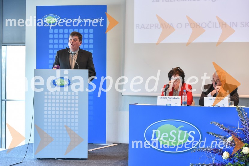  Franc Jurša, poslanec, DeSUS;  Stanislava Premru Lovšin, DeSUS, članica;  Saša Ivan Geržina, DeSUS, članKongres stranke DeSUS, izvolitev novega vodstva