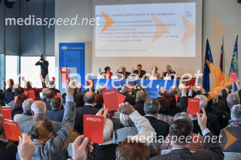 Kongres stranke DeSUS, izvolitev novega vodstva