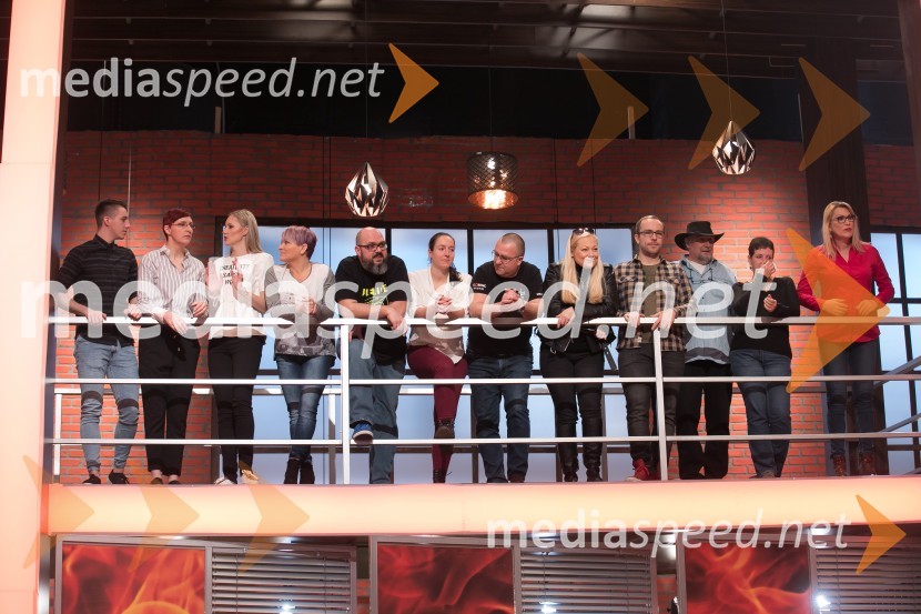  Elvis Kudić, tekmovalec MasterChef Slovenija 2017;  Lucija  Ćirović, stand up komičarka;  Lea Plut;  Natalija Kolšek, pevka;  Iztok Jovan, tekmovalec MasterChef Slovenija 2017;  Klara Avsenik, tekmovalka MasterChef Slovenija 2017;  Boštjan Meglič - Peška;  Mojca Gorkič, tekmovalka MasterChef Slovenija 2017;  Sašo Šketa, tekmovalec MaterChef Slovenija 2017;  Dušan Godunc, tekmovalec MasterChef Slovenija 2017;  Nina Plahčinski Drobne, tekmovalka MasteChef Slovenija 2017;  Christa Žentiily - SaloméNa male zaslone prihaja nova sezona MasterChef Slovenija