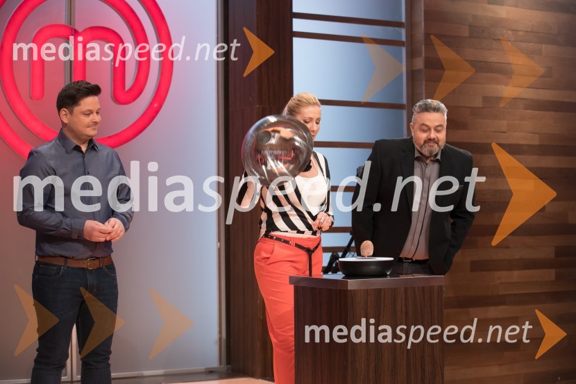  Luka Jezeršek, sodnik kuharskega šova Masterchef, Hiša kulinarike Jezeršek;  Alma  Rekić, Društvo kuharjev in slaščičarjev Slovenije ;  Karim Merdjadi, kuharski in slaščičarski mojster Na male zaslone prihaja nova sezona MasterChef Slovenija