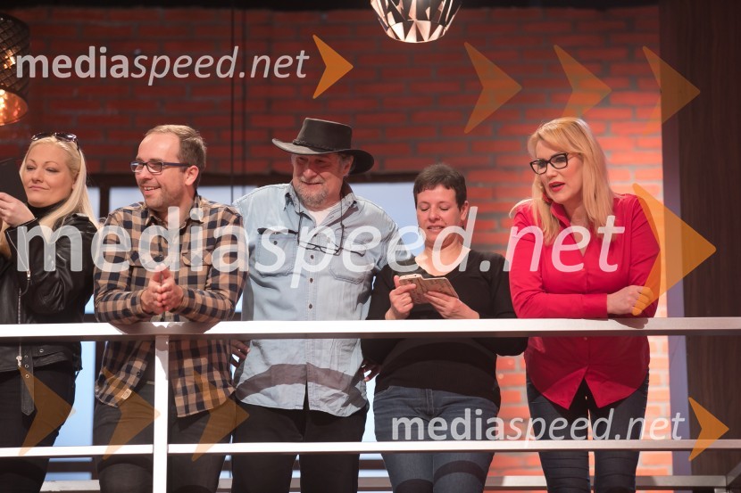  Mojca Gorkič, tekmovalka MasterChef Slovenija 2017;  Sašo Šketa, tekmovalec MaterChef Slovenija 2017;  Dušan Godunc, tekmovalec MasterChef Slovenija 2017;  Nina Plahčinski Drobne, tekmovalka MasteChef Slovenija 2017;  Christa Žentiily - SaloméNa male zaslone prihaja nova sezona MasterChef Slovenija