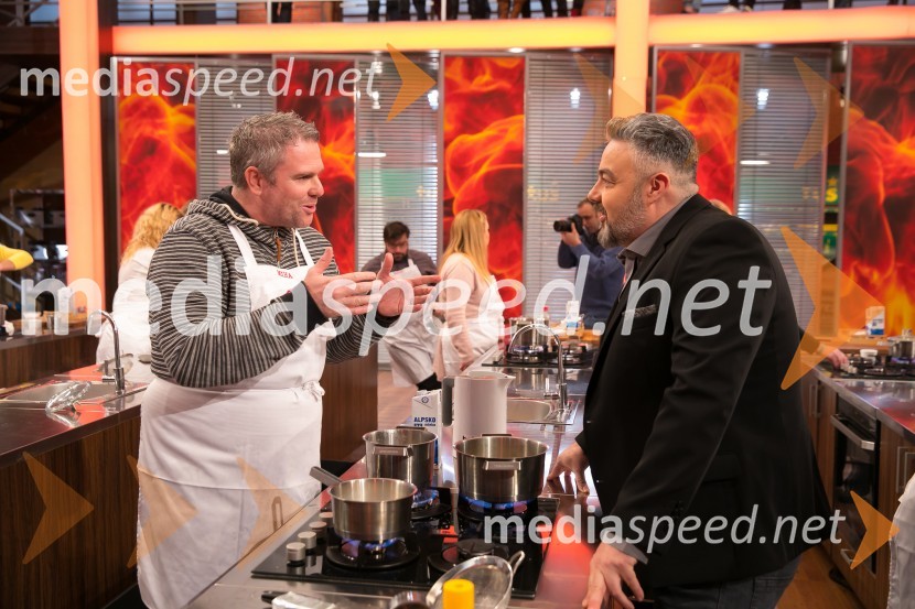  Miha Deželak, novinar;  Karim Merdjadi, kuharski in slaščičarski mojster Na male zaslone prihaja nova sezona MasterChef Slovenija