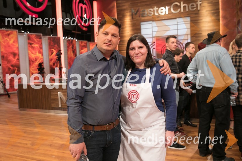  Luka Jezeršek, sodnik kuharskega šova Masterchef, Hiša kulinarike Jezeršek;  Teja Pelko, novinarka, Svet24Na male zaslone prihaja nova sezona MasterChef Slovenija