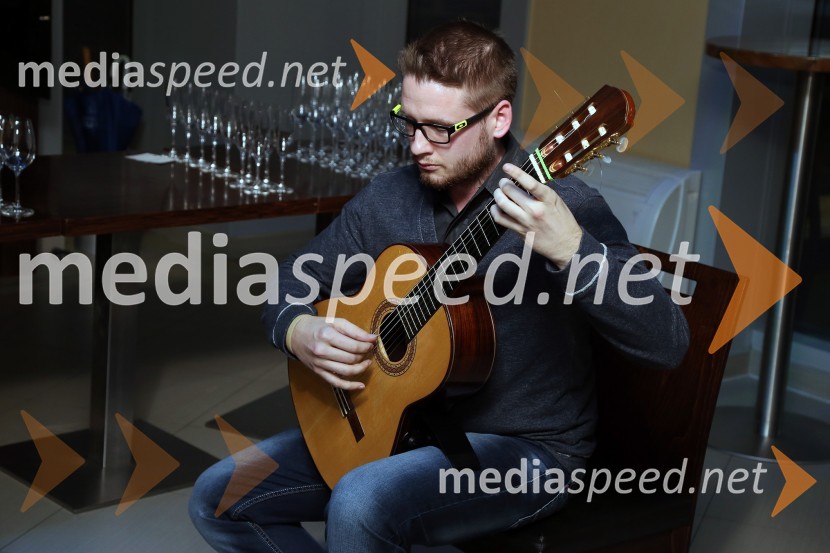  Nejc Cvirn, kitaristOtvoritev slikarske razstave AIR OFF