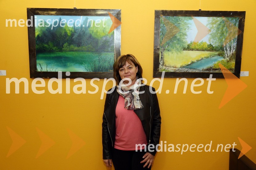  Irena Ferk, slikarkaOtvoritev slikarske razstave AIR OFF