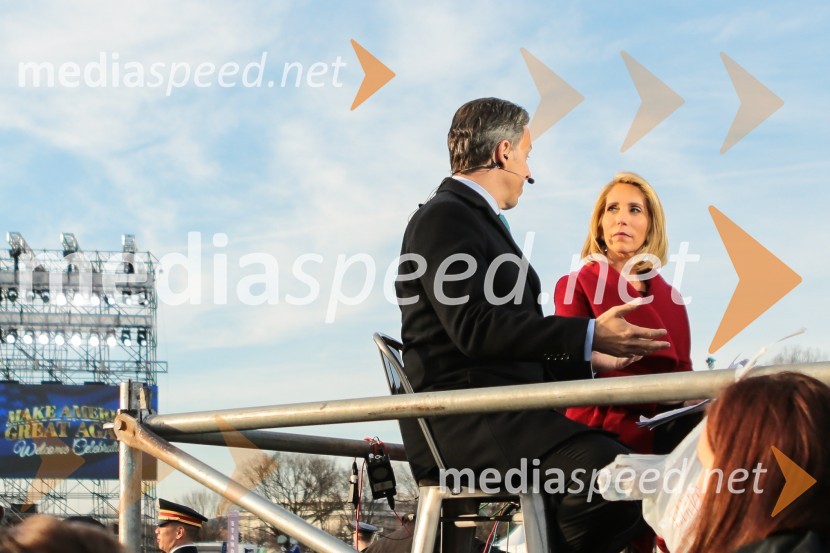  Jake Tapper, novinar CNN;  Dana Bash, novinarka CNNPozdravna slovesnost MAGA (Make America Great Again)
