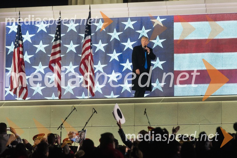  Donald J. Trump, predsednik Združenih držav AmerikePozdravna slovesnost MAGA (Make America Great Again)