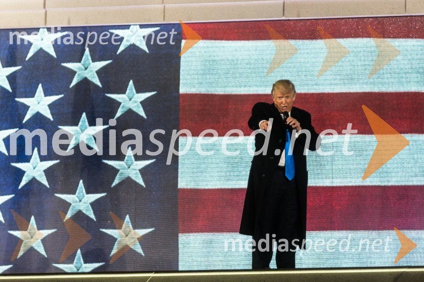  Donald J. Trump, predsednik Združenih držav AmerikePozdravna slovesnost MAGA (Make America Great Again)