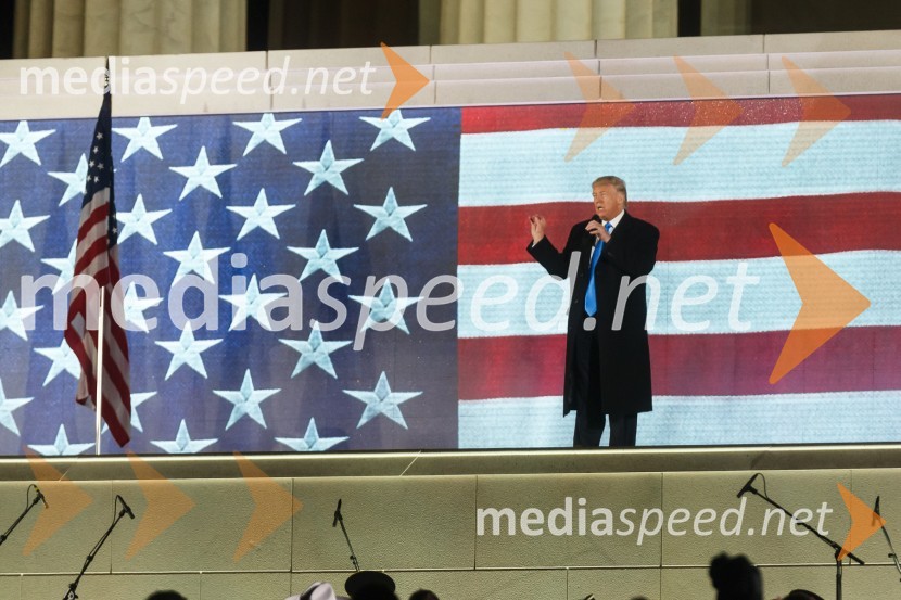  Donald J. Trump, predsednik Združenih držav AmerikePozdravna slovesnost MAGA (Make America Great Again)