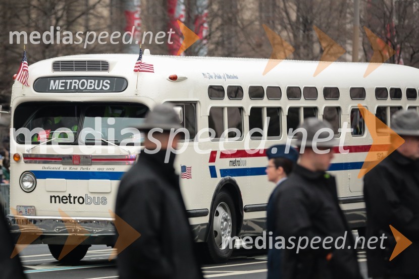 Avtobus, posvečen Rosi Parks (1913-2005)Inavguracijska parada