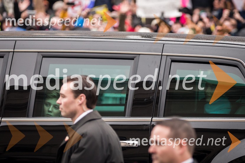  Barron Trump;  Melania  Trump, prva dama ZDAInavguracijska parada