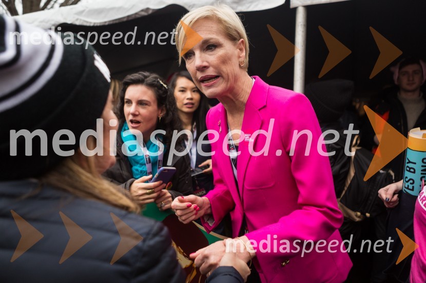  Cecile Richards, aktivistka, predsednica organizacije Planned ParenthoodProtestni pohod žensk v Washington