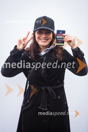  Fran Drescher, igralkaProtestni pohod žensk v Washington