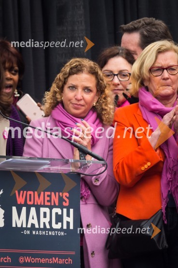  Debbie Wasserman Schultz, članica predstavniškega doma ZDAProtestni pohod žensk v Washington