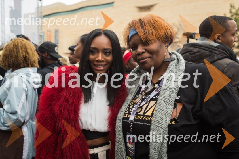  Yandy Smith, filmska producentka;  ... Protestni pohod žensk v Washington