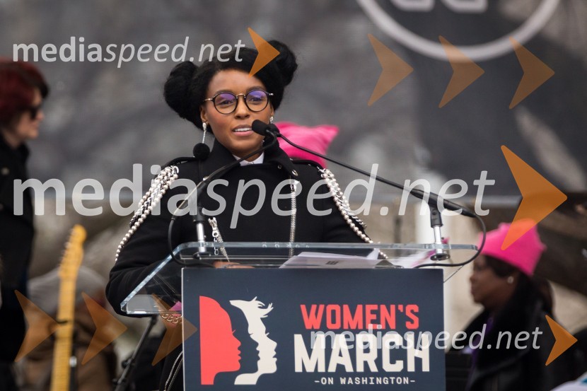  Janelle Monáe, glasbenicaProtestni pohod žensk v Washington