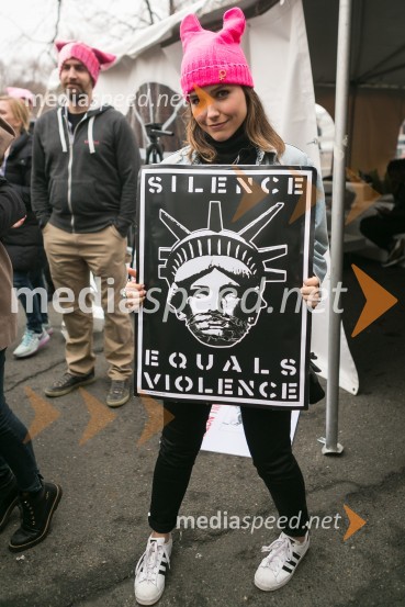  Sophia Bush, igralkaProtestni pohod žensk v Washington