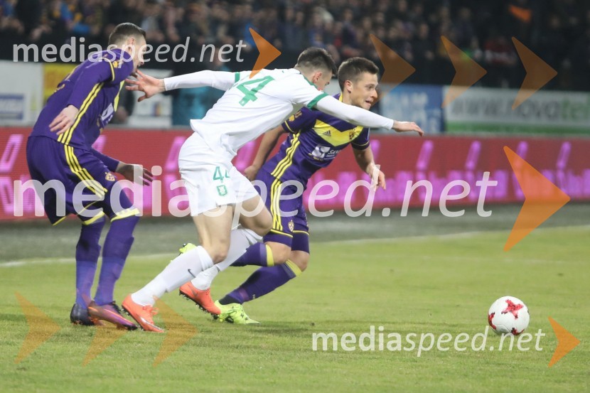 Nogometna tekma Maribor - Olimpija