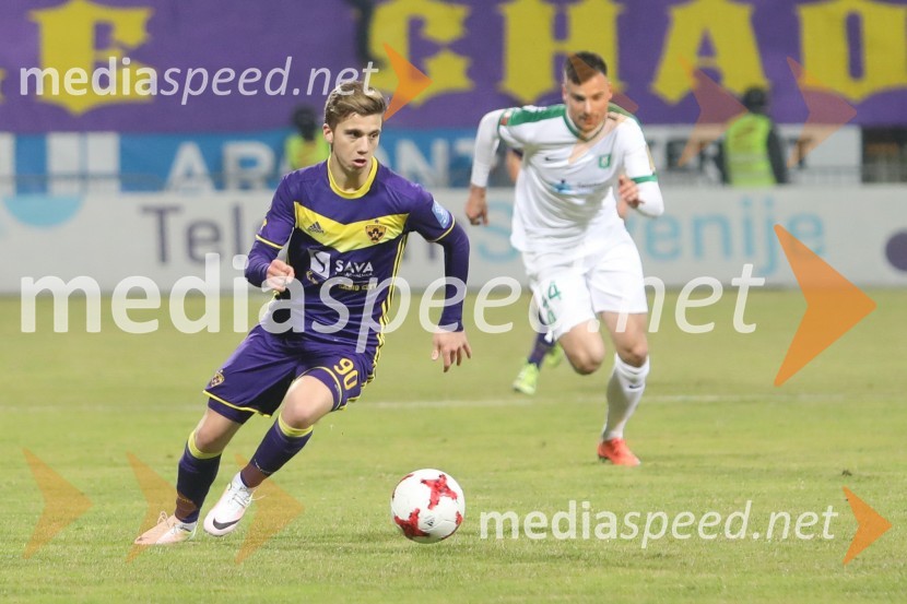 Nogometna tekma Maribor - Olimpija