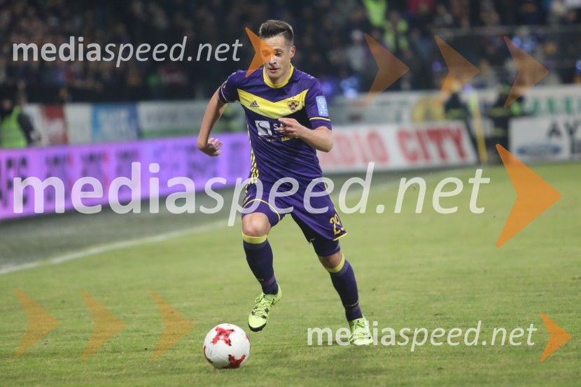  Matej Palčič, nogometaš, NK MariborNogometna tekma Maribor - Olimpija