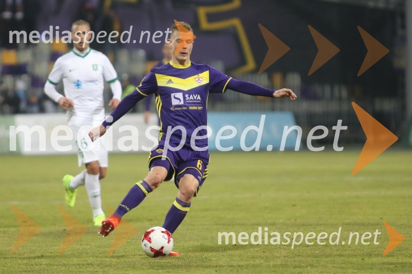  Aleks  Pihler, nogometaš, NK MariborNogometna tekma Maribor - Olimpija