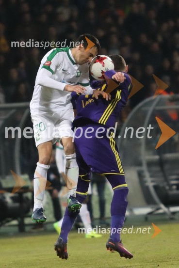 Nogometna tekma Maribor - Olimpija