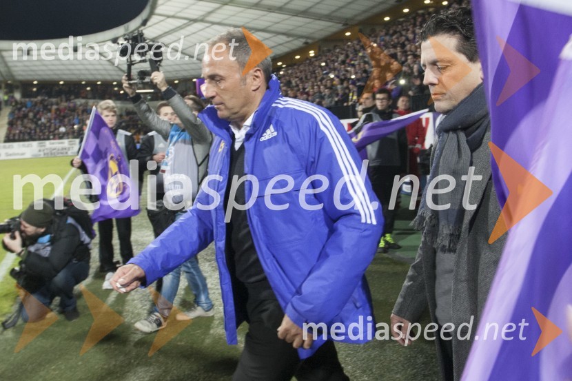 Nogometna tekma Maribor - Olimpija