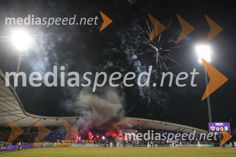 Nogometna tekma Maribor - Olimpija