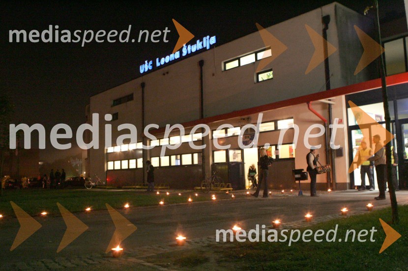 Dvorana UŠC Leona ŠtukljaKoncert Gremo na prvi rok, UŠC Leona Štuklja