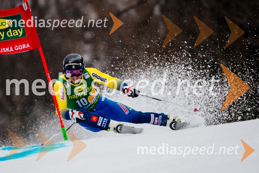  Matts  Olsson, smučar, ŠvedskaPokal Vitranc 2017, veleslalom