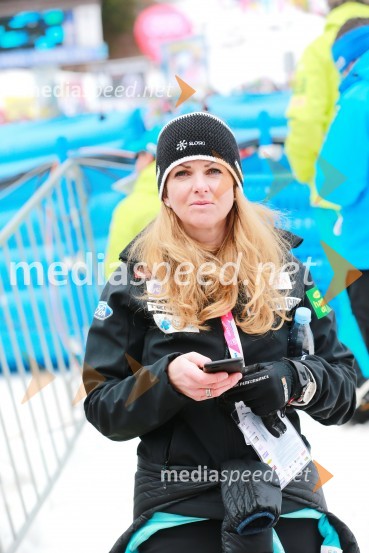  Špela Pretnar, nekdanja smučarka in predstavnica za odnose z javnostmi,Smučarska zveza Slovenije Pokal Vitranc 2017, VIP druženje, sobota