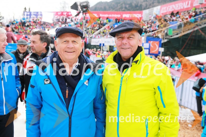  Janez 	 Kocijančič, nekdanji predsednik OKS ;  Peter  TevžPokal Vitranc 2017, VIP druženje, sobota