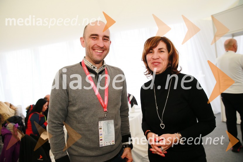  Jožko Križan, direktor, Smučarska zveza Slovenije;  Barbara Kürner Čad, pravna zastopnica SZSPokal Vitranc 2017, VIP druženje, sobota