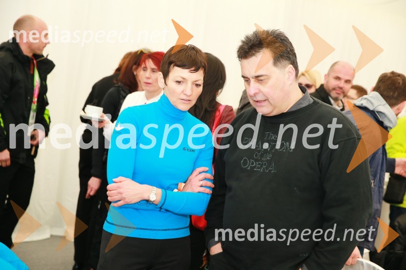 prof. dr. Maja Makovec Brenčič, ministrica za izobraževanje, znanost in šport;  Mitja Bervar, predsednik Državnega sveta Republike SlovenijePokal Vitranc 2017, VIP druženje, sobota