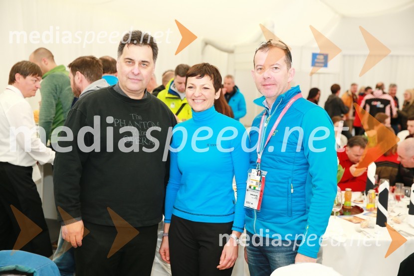  Mitja Bervar, predsednik Državnega sveta Republike Slovenije; prof. dr. Maja Makovec Brenčič, ministrica za izobraževanje, znanost in šport;  Enzo Smrekar, višji izvršni direktor in član uprave Droga Kolinska d.d., predsednik Smučarske zveze SlovenijePokal Vitranc 2017, VIP druženje, sobota