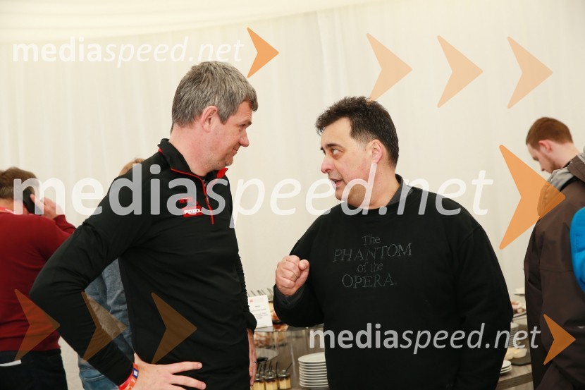 mag. Tomaž  Berločnik, predsednik uprave Petrol d.d.;  Mitja Bervar, predsednik Državnega sveta Republike SlovenijePokal Vitranc 2017, VIP druženje, sobota