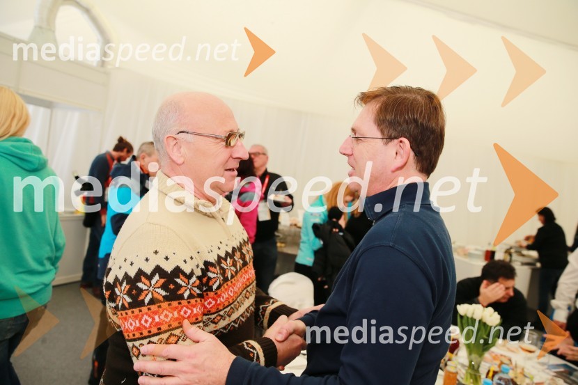  Bogdan Gabrovec, predsednik Olimpijskega komiteja Slovenije, predsednik Judo zveze Slovenije; prof. dr. Miro Cerar, predsednik vlade Republike SlovenijePokal Vitranc 2017, VIP druženje, sobota