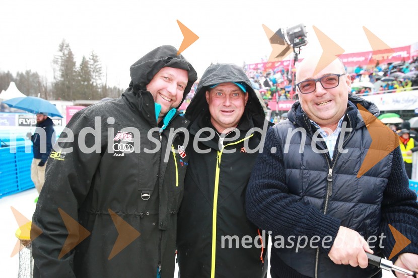  Boštjan Brantuša, direktor, SES Slovenija;  Janez Bijol,  direktor podjetja Bijol d.o.o.;  ... Pokal Vitranc 2017, VIP druženje, sobota