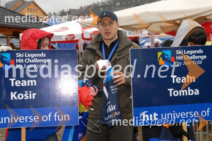 Jure Košir, nekdanji smučar in organizator tekmovanjaSki Legends Hit Challenge 2008 - Tekmovanje smučarskih legend z Juretom Koširjem