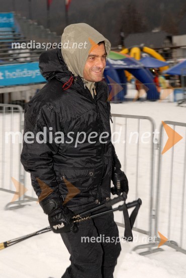 Alberto Tomba, nekdanji italijanski smučarSki Legends Hit Challenge 2008 - Tekmovanje smučarskih legend z Juretom Koširjem