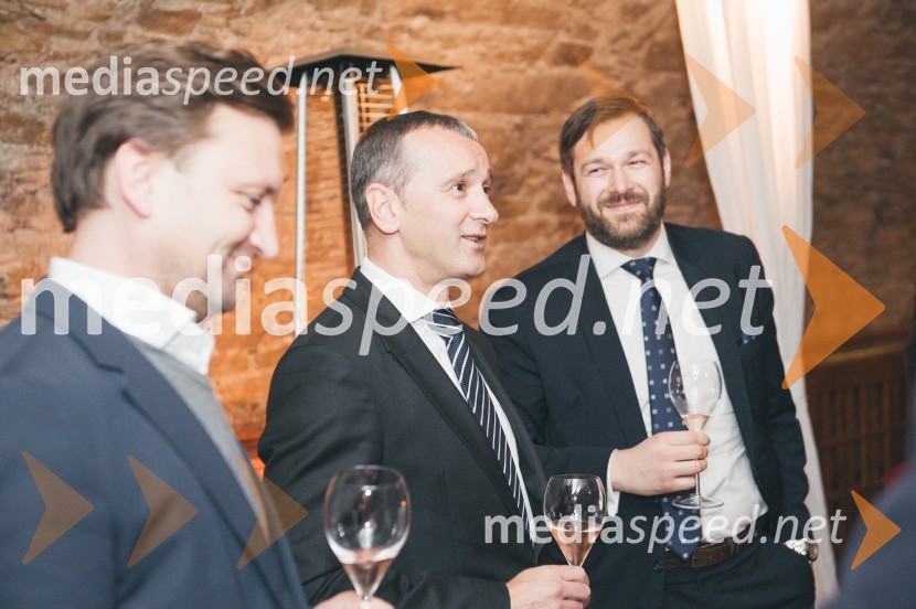  Primož Agrež, Gastropet;  Goran Medić, predsednik BASS;  Dejan Tadić, VIP mobile, SrbijaPrvo srečanje novo ustanovljenega Slovensko-srbskega poslovnega društva BASS